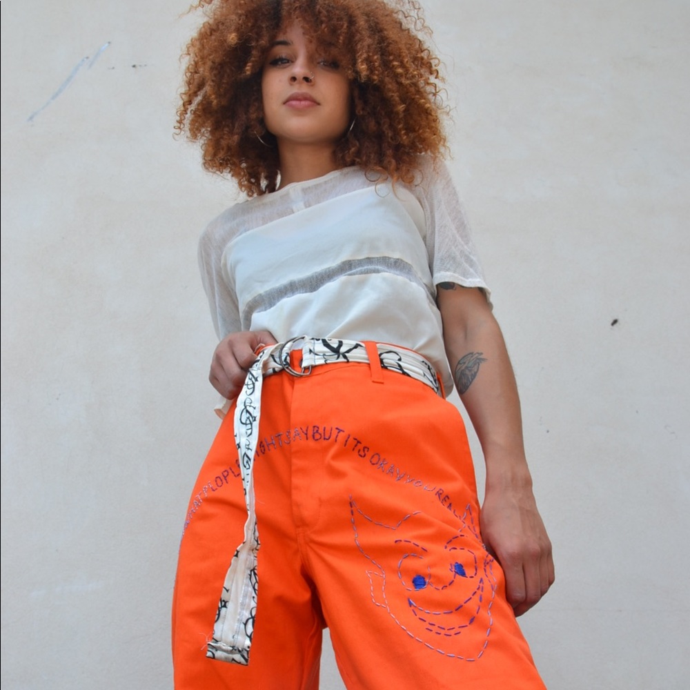 ALLHUMAN embroidered work pant